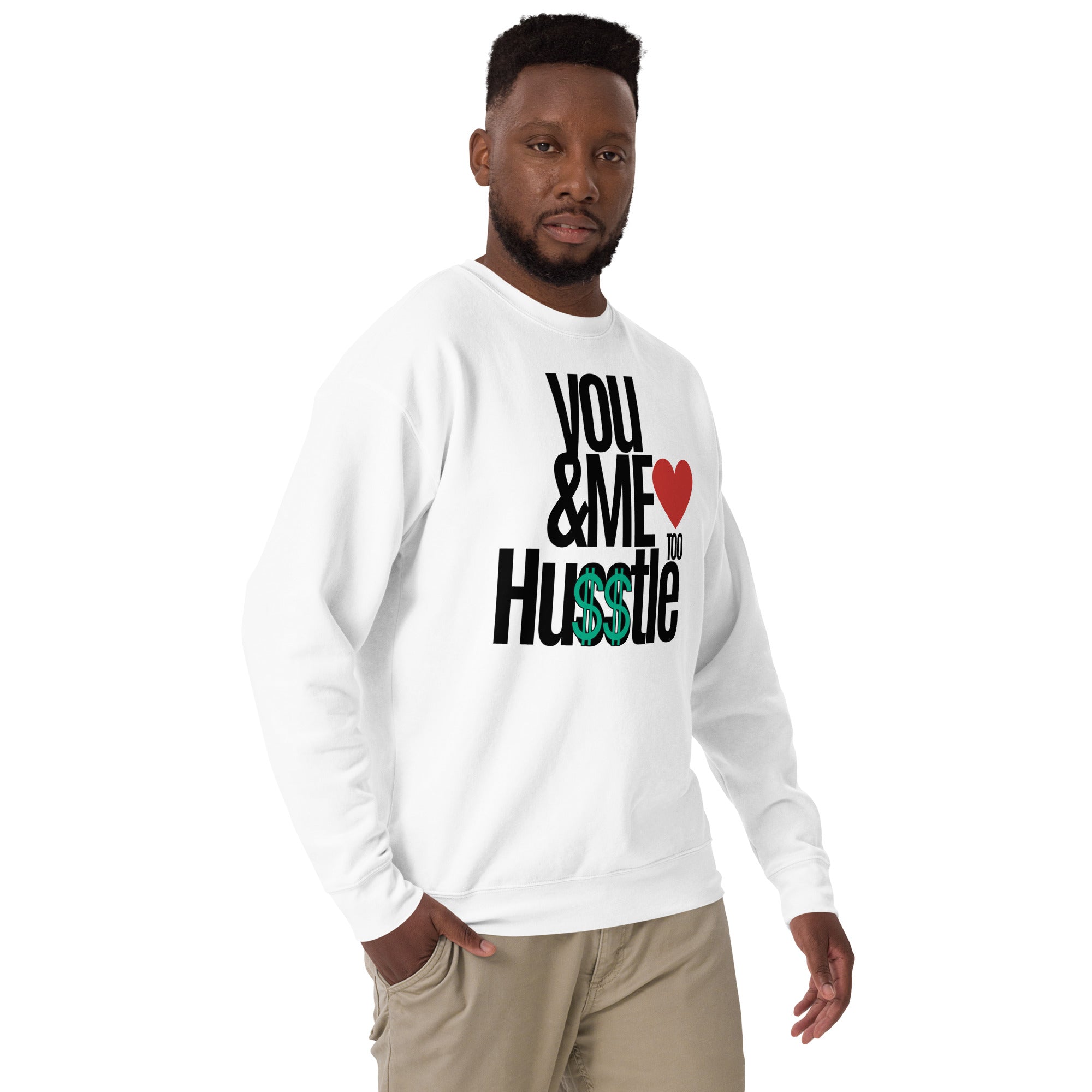 HoodHusstle & Monarch Protocol - You & Me Love Too Husstle Sweatshirt.